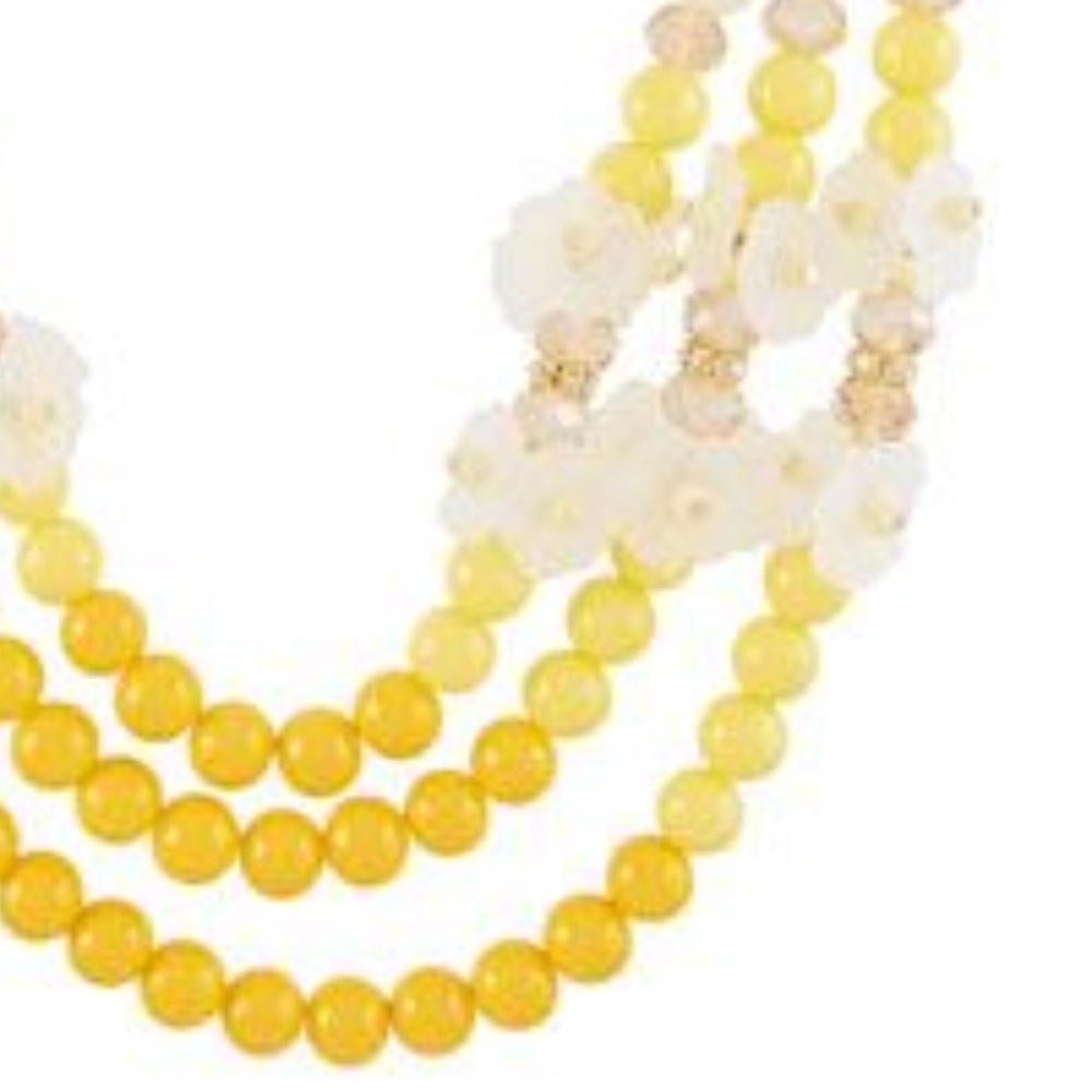 GREENBEADS Vintage-Inspired Statement Flower Necklace